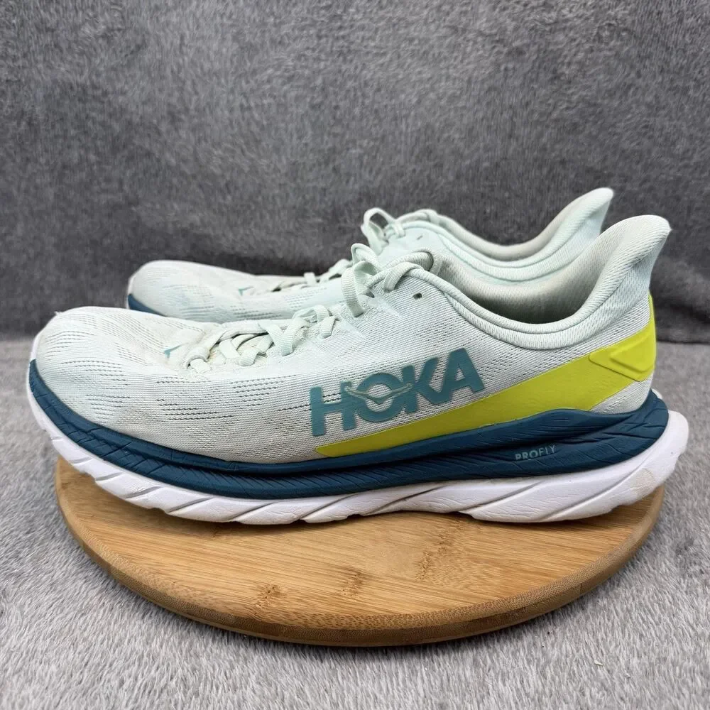 Hoka One One Mach 4 Shoes Mens Size 13 D Blue Running Sneakers 1113528 BGEPR